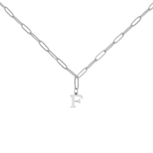 Alphabet Paperclip Necklace Silver Necklaces