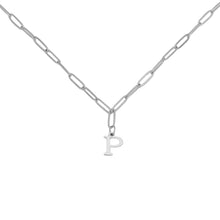 Alphabet Paperclip Necklace Silver Necklaces