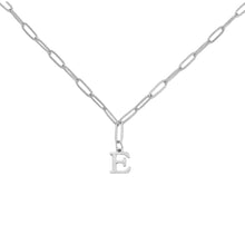 Alphabet Paperclip Necklace Silver Necklaces