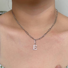 Alphabet Paperclip Necklace Silver Necklaces