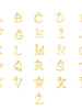 Alphabet Pendant Charms & Pendants