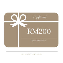 A|W gift card - Aisha Wong Accessories