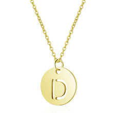 Initial Necklace Gold D - Aisha Wong Accessories