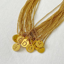 Initial Necklace Gold (A-Z) - Aisha Wong Accessories