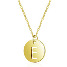 Initial Necklace Gold E - Aisha Wong Accessories