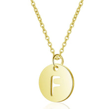 Initial Necklace Gold F - Aisha Wong Accessories