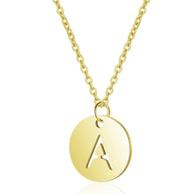 Initial Necklace Gold A - Aisha Wong Accessories