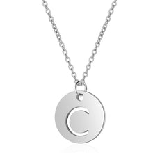 Initial Necklace Silver C