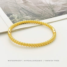 Beaded Hinged Bangle Bracelets