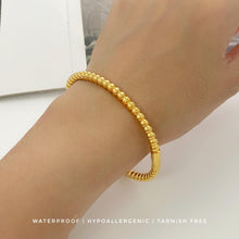 Beaded Hinged Bangle Bracelets