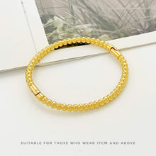 Beaded Hinged Bangle Bracelets