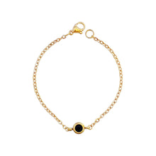 Birthstone Bracelet Cable Chain (Jan - June) Bracelets