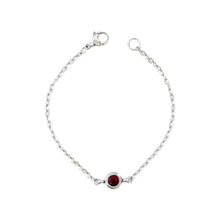 Birthstone Bracelet Cable Chain (Jan - June) Bracelets