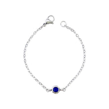 Cable Chain Birthstone Bracelet (July - Dec) Bracelets