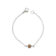 Cable Chain Birthstone Bracelet (July - Dec) Bracelets