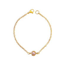 Cable Chain Birthstone Bracelet (July - Dec) Bracelets