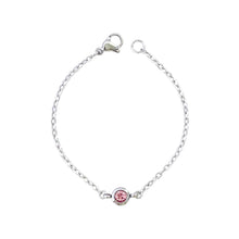 Cable Chain Birthstone Bracelet (July - Dec) Bracelets