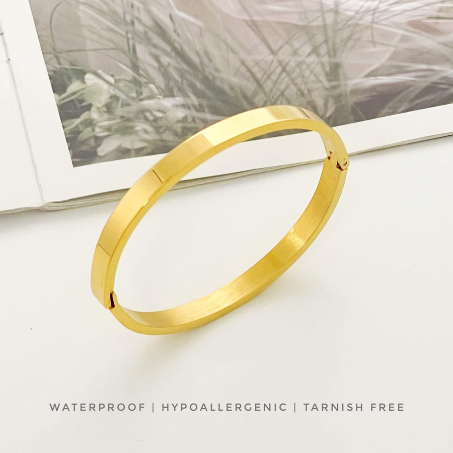 Classic Hinged Bangle– Aisha Wong