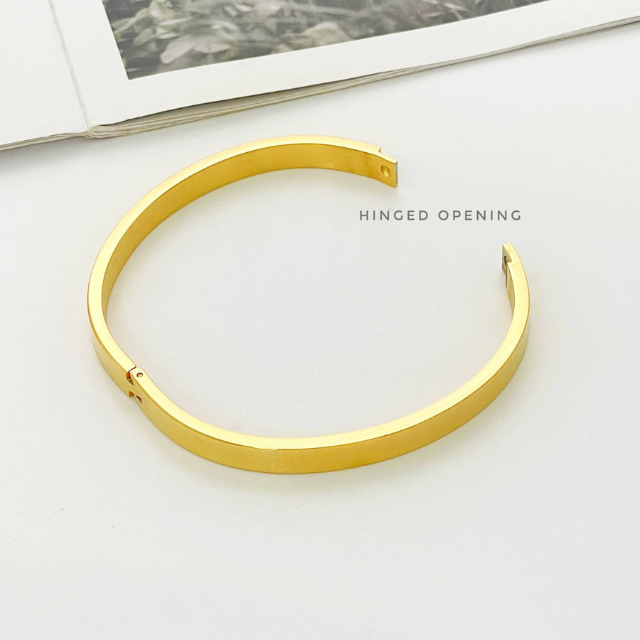 Classic Hinged Bangle– Aisha Wong