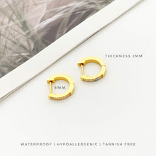 CZ Geometry Huggie Earring Earrings