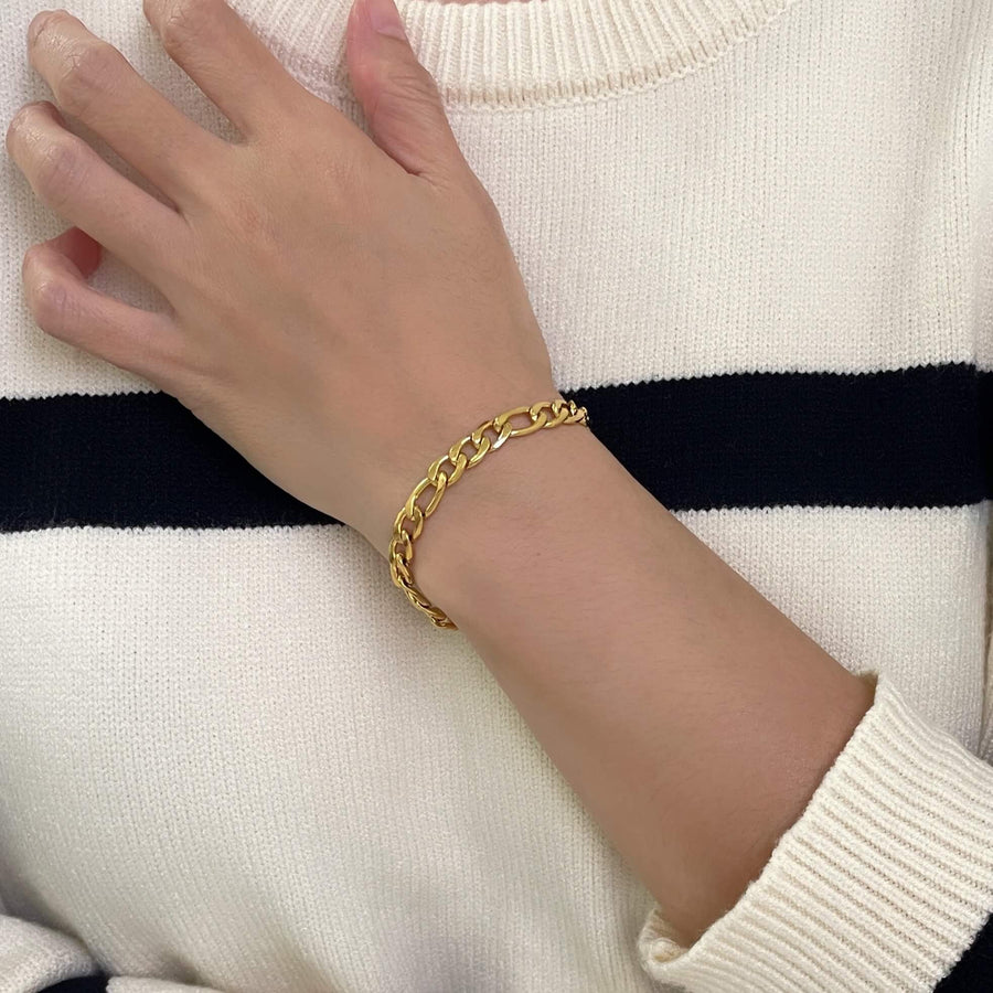 Figaro Chain Bracelet– Aisha Wong