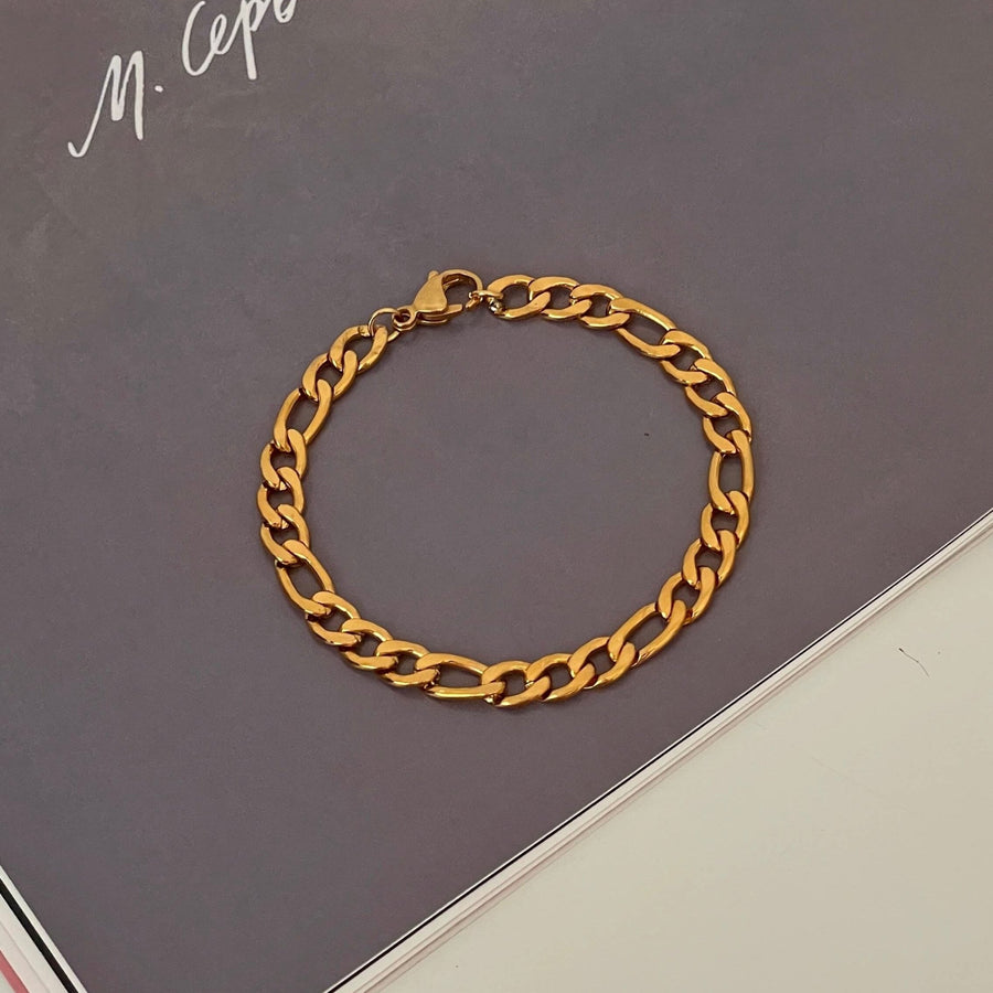 Figaro Chain Bracelet– Aisha Wong