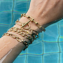 Figaro Chain Bracelet Gold Bracelets