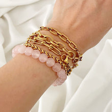Flat Oval Chain Bracelet Bracelets