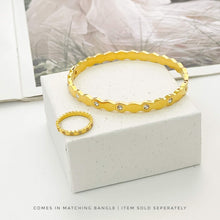 Geometry Zirconia Hinged Bangle Bracelets