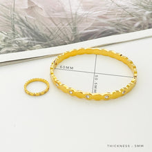 Geometry Zirconia Hinged Bangle Bracelets