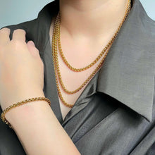 Gold Wheat Chain Bracelet