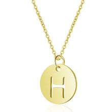 Initial Necklace Gold H - Aisha Wong Accessories