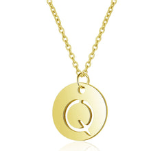 Initial Necklace Gold Q - Aisha Wong Accessories