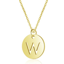 Initial Necklace Gold W - Aisha Wong Accessories