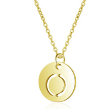 Initial Necklace Gold O - Aisha Wong Accessories