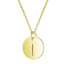 Initial Necklace Gold I - Aisha Wong Accessories