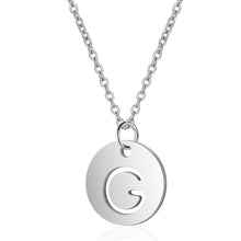 Initial Necklace Silver G