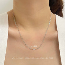 Mini Paperclip Chain Necklace Necklaces