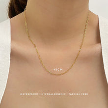 Mini Paperclip Chain Necklace Necklaces