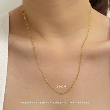 Mini Paperclip Chain Necklace Necklaces