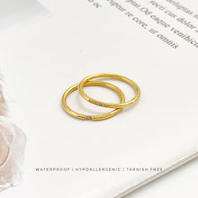 Minimalist Duo Ring Rings