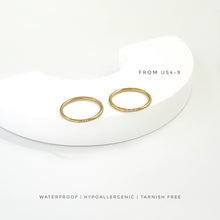 Minimalist Duo Ring Rings