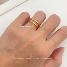 Minimalist Duo Ring Rings