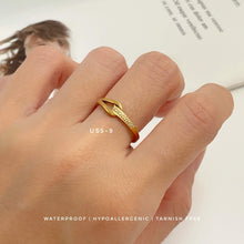 Modern Zirconia Knot Ring Rings