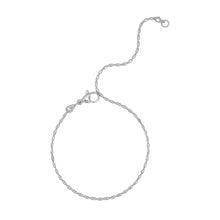 Rice Bead Oval Chain Anklet Anklets