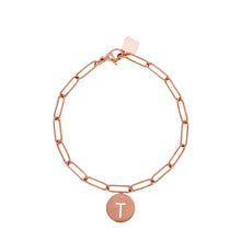 Rose Gold Initial Bracelet (A-Z) Bracelets