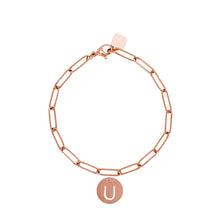 Rose Gold Initial Bracelet (A-Z) Bracelets