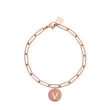 Rose Gold Initial Bracelet (A-Z) Bracelets