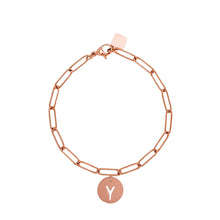 Rose Gold Initial Bracelet (A-Z) Bracelets
