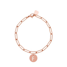 Rose Gold Initial Bracelet (A-Z) Bracelets